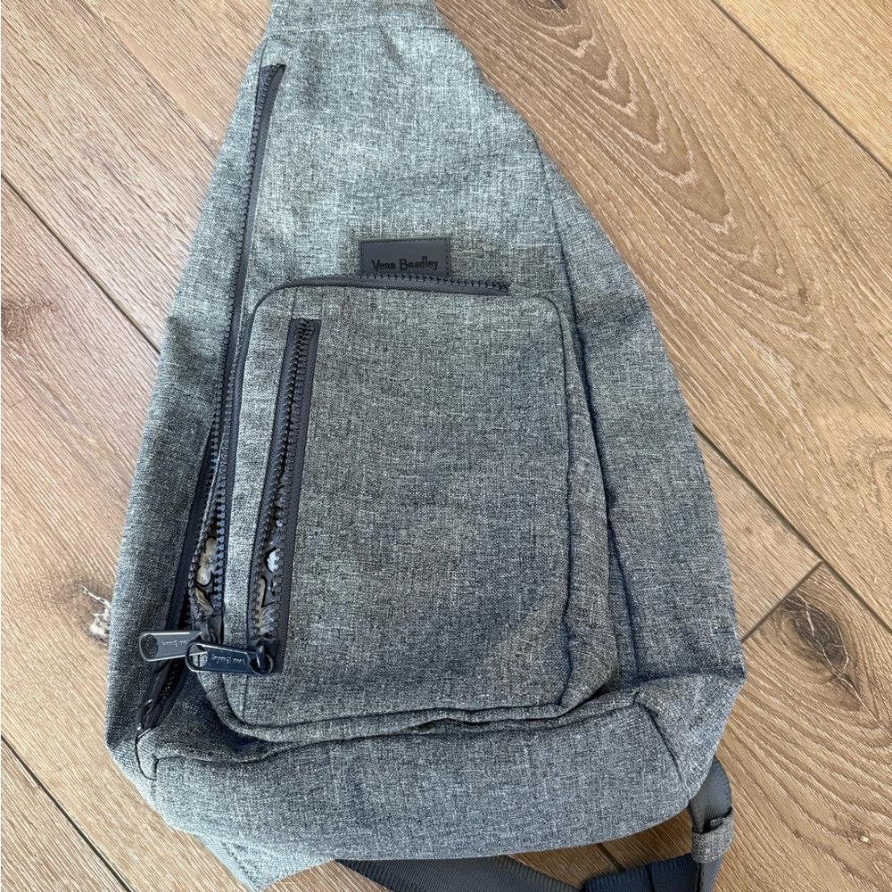 Vera Bradley Charcoal Sling Backpack